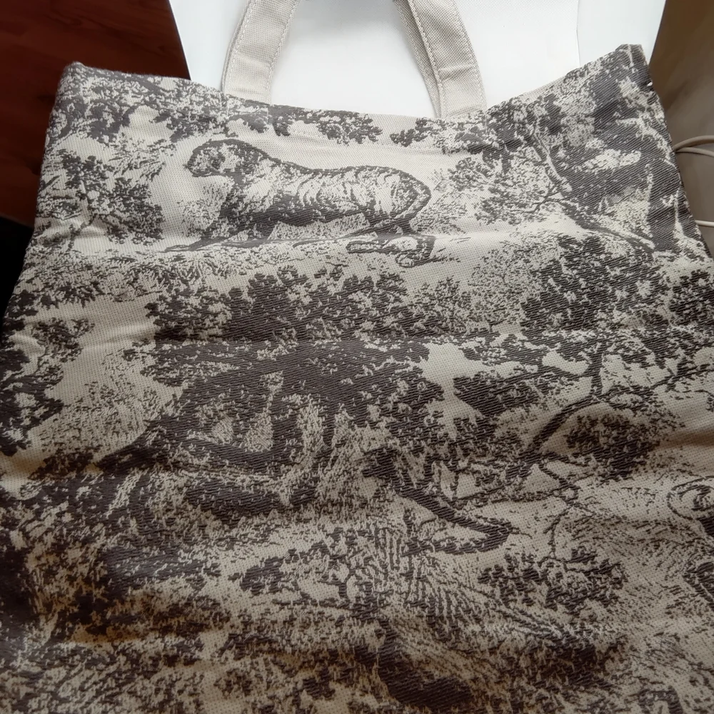 Dior 'Toile de Jouy' Canvas Tote - Grey - Picture 2 of 3